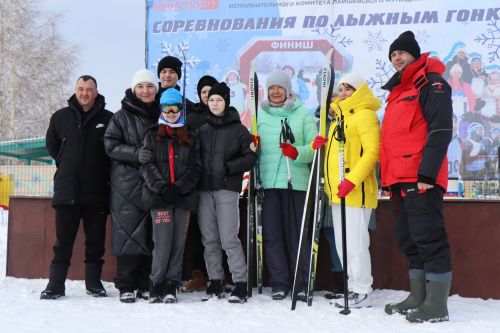 Сегодня, 11 февраля 2023 года, в Экстрим парке Лаишева прошла Лыжня России