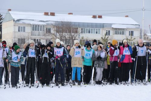 Участницы Лыжни России 2023 в Лаишево в возрасте до 35 лет