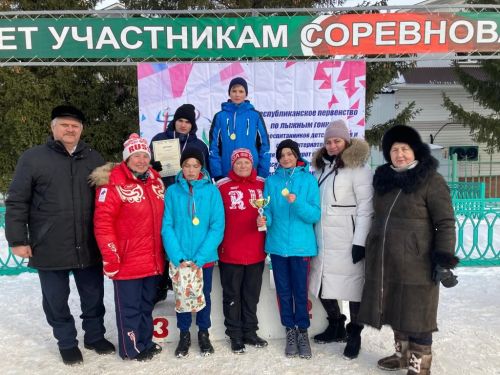 Свою победу лаишевские лыжники посвятили нашим  ребятам-участникам спецоперации на Украине