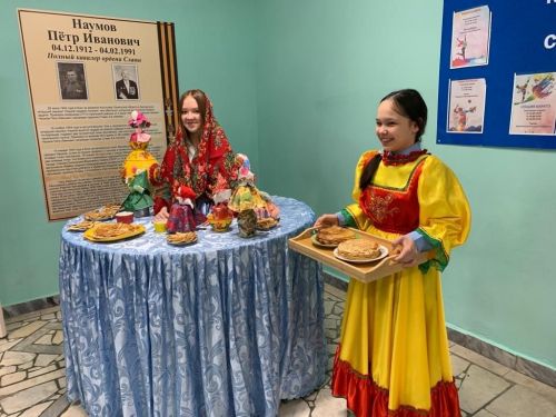 В Большекабанской школе блины пекут на Масленицу