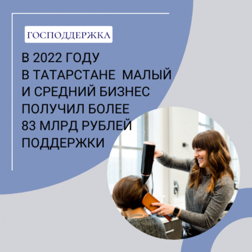 В прошлом году по нацпроекту татарстанские предприниматели получили 83 млрд рублей поддержки