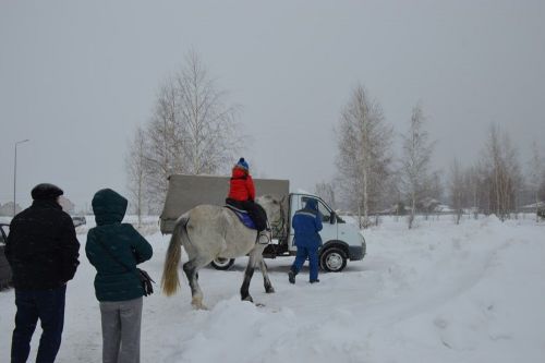 Фоторепортаж: широко гуляли сегодня в Лаишеве на Масленице