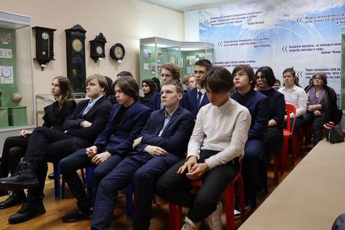 Состоялась встреча офицера со школьниками Лаишевской школы №2