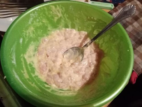 Готовим рубленные куриные оладьи
