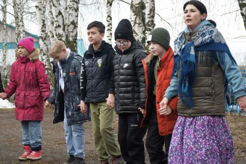 В школе в Каипах прошли народные «Игры да забавы»