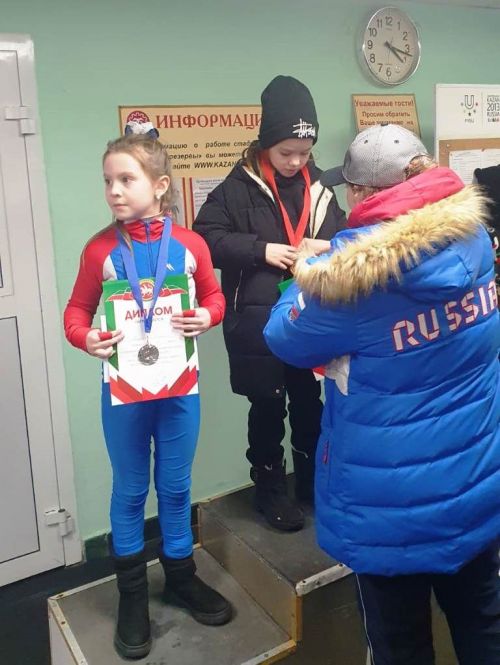 И снова лаишевские конькобежцы показали отличные результаты