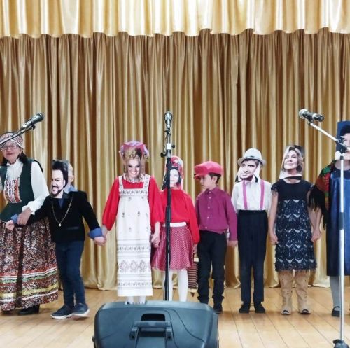 В Вербное воскресенье фольклорный ансамбль «Берегиня» провел в Каипском доме культуры концерт