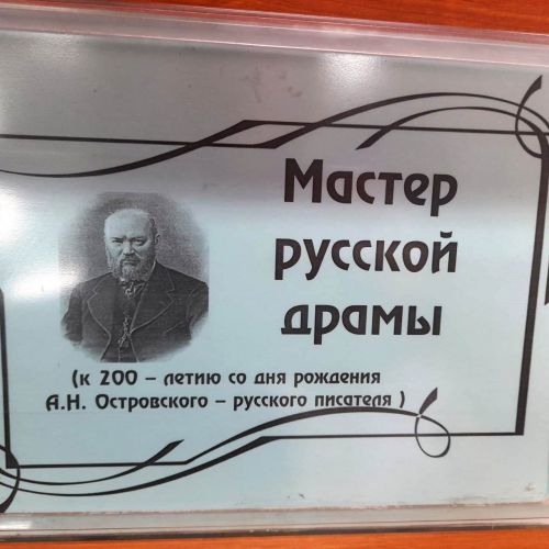Выставка – портрет «Мастер русской драмы» организована в Лаишевской библиотеке