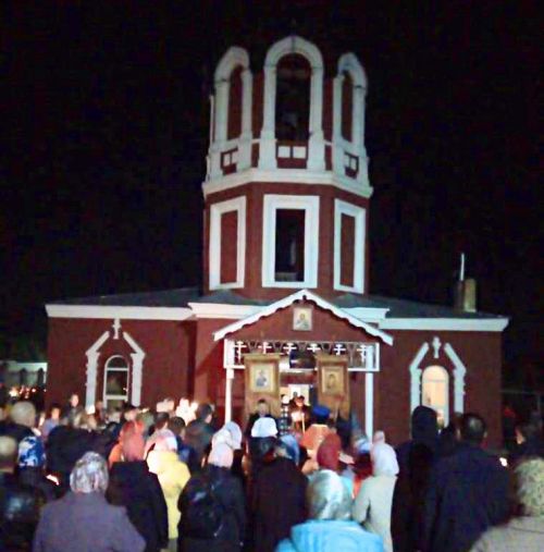 Православные Песчаных Ковалей встретили Светлое Христово Воскресенье