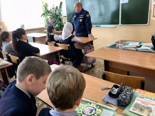 С Лаишевскими школьниками провели беседу о противопожарном режиме