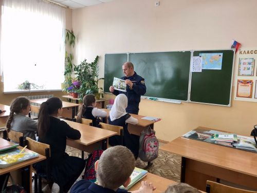 С Лаишевскими школьниками провели беседу о противопожарном режиме