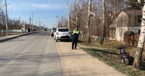 Лаишевский район: первое ДТП в этом сезоне с участием мотоциклиста