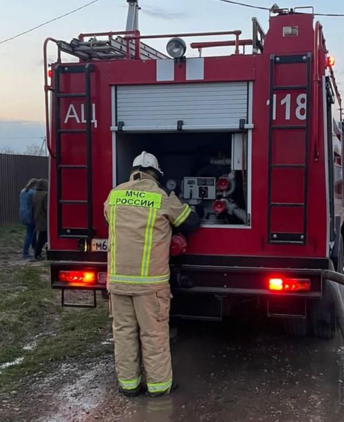 Сгорел дом в Лаишевском районе