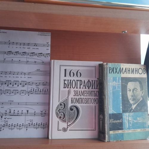 В Лаишевской библиотеке оформлена новая книжная выставка «Божьей милостью музыкант»