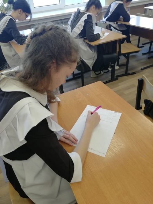 Лаишевские школьники писали Тотальный диктант