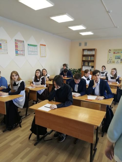 Лаишевские школьники писали Тотальный диктант