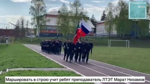 Лаеш техникумы студентлары Җиңү көнен бәйрәм итү чараларына әзерләнәләр