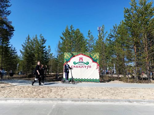 Казанские артисты выступали в ЯНАО на Сабантуе в г. Губкинский