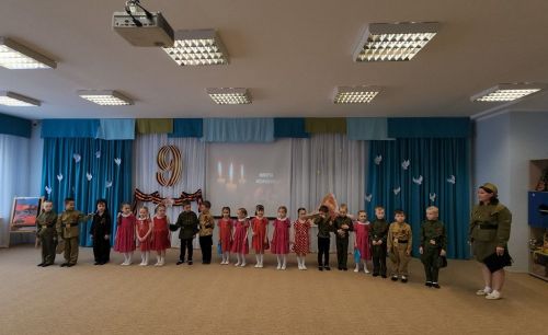 В детском саду «Айтишка» концерт к 9 Мая прошел на одном дыхании