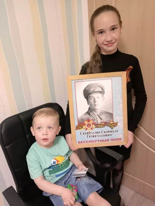#Бессмертныйполк Салимулла Сахибуллин бежал из фашистского плена, освобождал Австрию, был ранен