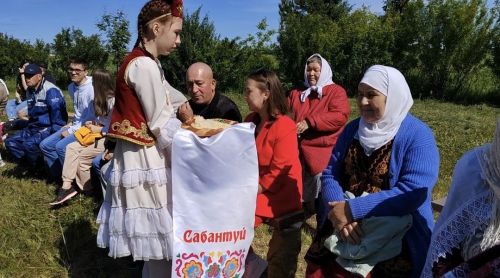 Сабантуй проходит в селе Пелево Лаишевского района