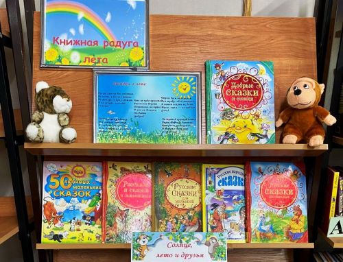 Новая выставка-просмотр «Книжная радуга лета» организована в Лаишевской детской библиотеке