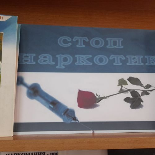 В Центральной библиотеке г.Лаишево подготовлена выставка «Жизнь без наркотиков»
