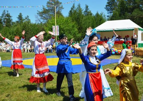 Яркие моменты Сабантуя в Габишево