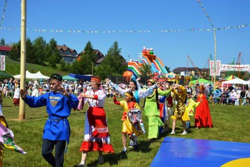 Яркие моменты Сабантуя в Габишево