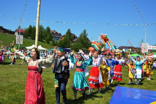 Яркие моменты Сабантуя в Габишево