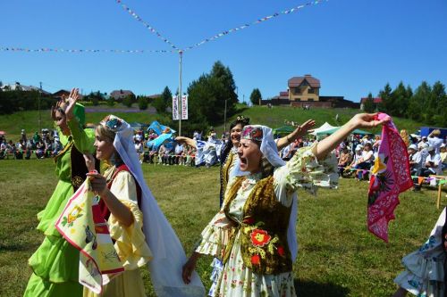 Яркие моменты Сабантуя в Габишево