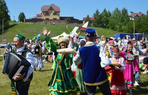 Яркие моменты Сабантуя в Габишево