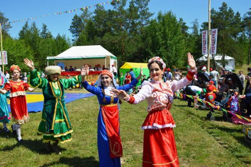 Яркие моменты Сабантуя в Габишево
