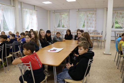В детском оздоровительном лагере «Липки» говорили о здоровом образе жизни и правильном питании