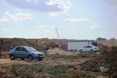 Строительство автотрассы М12 в Лаишевском районе продолжается