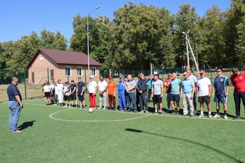 В Лаишевском районе отметили День физкультурника товарищеским матчем по футболу