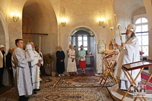 В селе Державино Лаишевского района митрополит Кирилл совершил Божественную литургию