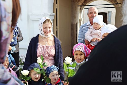 В селе Державино Лаишевского района митрополит Кирилл совершил Божественную литургию