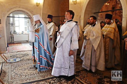 В селе Державино Лаишевского района митрополит Кирилл совершил Божественную литургию