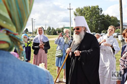 В селе Державино Лаишевского района митрополит Кирилл совершил Божественную литургию