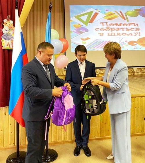 Нармонка мәктәбе базасында «Мәктәпкә җыенырга ярдәм ит» акциясе узды