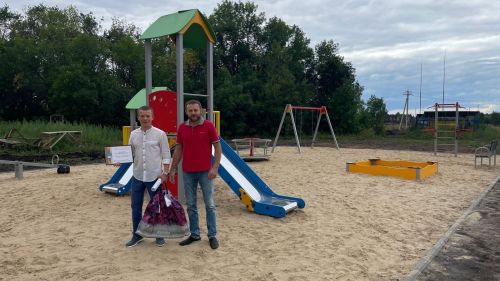 Лаеш районында тагын бер балалар мәйданчыгы барлыкка килде