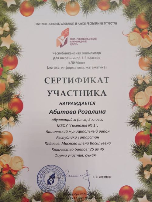 Второклассникам Лаишевской гимназии № 1 покорился «Эверест»