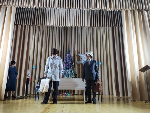 Как в селе Атабаево Лаишевского района проводили старый год и встретили новый