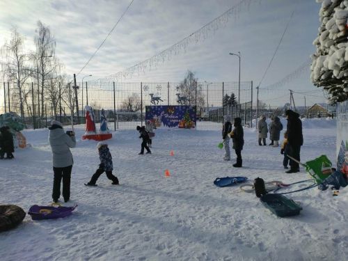 Как в Лаишевском районе дети в зимние каникулы развлекаются