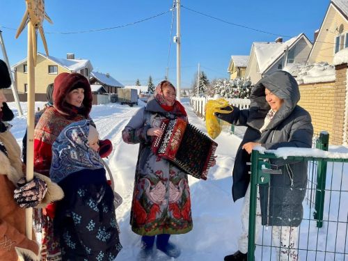 В Лаишевском районе Татарстана на Рождество колядуют  да песни поют
