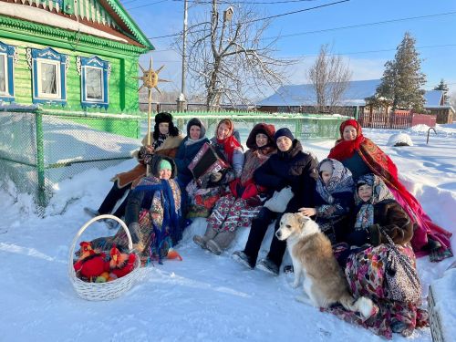В Лаишевском районе Татарстана на Рождество колядуют  да песни поют
