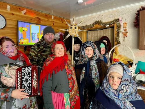 В Лаишевском районе Татарстана на Рождество колядуют  да песни поют