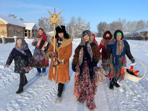 В Лаишевском районе Татарстана на Рождество колядуют  да песни поют