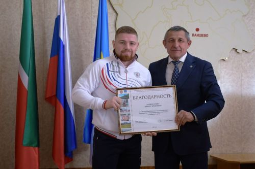 В Лаишево чествовали борцов кореш — победителей игр БРИКС